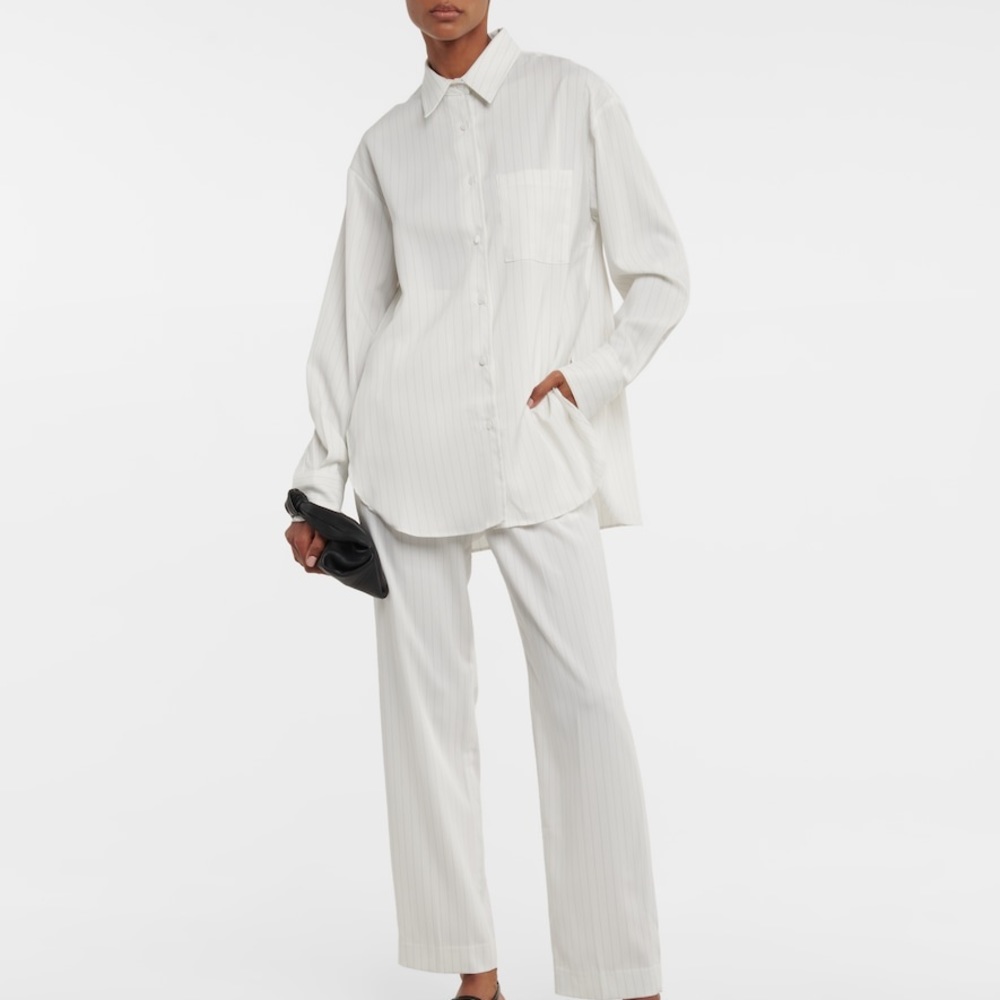 The Frankie Shop striped button down shirt